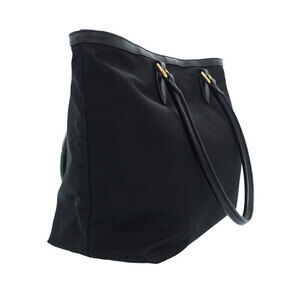 Prada Tote Tessuto Black Shoulder Vela Bag